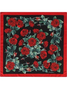 2026 New Arrival Luxury Rose Floral Satin <b>Scarf</b> for Women and Girl Premium Designer Style <b>Square</b> Head & Neck <b>Scarf</b> Glossy Finish - Product Image 5
