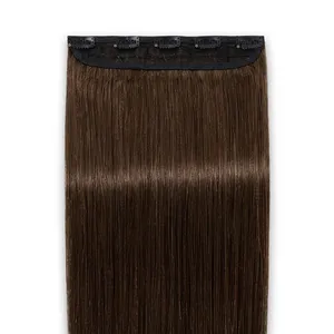 ผมแท้แบบ Remy Weft สีน้ำตาลตรง 100%  เนื้อผมเป็นลอนธรรมชาติ - Product Image 5