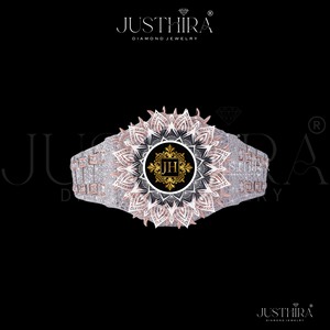 Hot Stylish Moissanite <b>Diamond</b> Quartz Business Luxury <b>Watch</b> Good Quality Hip Hop Streetwear Available for Bulk Quantity India - Product Image 2