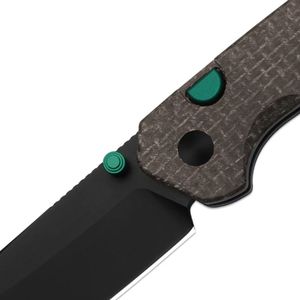 Cuchillos Plegables Ligeros con Hoja de Punta Caída Afilada, Empuñadura Verde Cómoda y Práctica Apertura con Perno para el Pulgar para Actividades al Aire Libre - Product Image 6