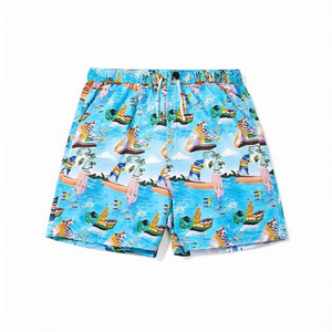 Pantalones de Playa Casuales para Hombre con Estampado 3D, Lote Excedente de Tallas XXS, XS, S, M, XL, XXL, XXXL, Ropa de Playa Hawaiana para Hombre, Pedido Cancelado - Product Image 3