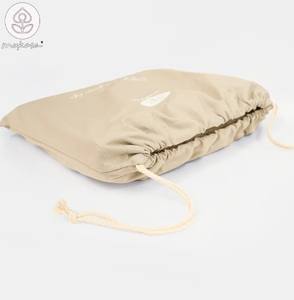 Mukasa - Bolsa de Viaje Plegable y Portátil para Esterilla de Yoga, de Lona de Algodón y Lino Natural, 42x42 cm, Cuadrada, para Todas las Estaciones, con Logotipo y Color Personalizados - Product Image 4