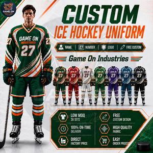 OEM ODM Service Custom Team Apparel Full Dye Sublimation Team Name & Number Private Lable Ice Hockey Uniform For Team Wear - Product Image 4