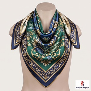 Custom Satin Printed Scarf Manufacturer OEM ODM Private Label Corporate Branding Promotion Gift Kenya Nigeria Ghana South Africa - Product Image 6