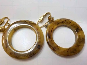 Pendientes de Resina Ligeros y Modernos, Pendientes Circulares de Resina Hechos a Mano, Inspirados en el Estilo Vintage - Product Image 2