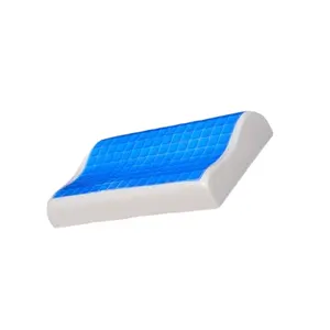 Gel contour memory foam pillow cooling gel memory foam pillow for visco gel memory foam pillow