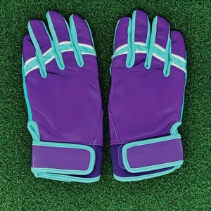 Full Finger PU <b>Gloves</b> White Blue Hook And Loop Closure Non Slip Unisex Outdoor All Seasons - Product Image 5