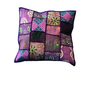 Indien fait à la main Vintage Suzani chambre décorative taie d'oreiller brodé Patchwork belle toutes tailles housses de coussin - Product Image 1