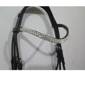 บังเหียนม้าขี่ม้าหนังแท้ผลิตภัณฑ์ขี่ม้าคุณภาพสูงจากอังกฤษ - Product Image 3