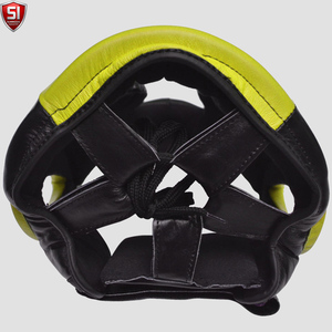 Best Custom Design Cowhide Leather MMA <b>Dummy</b> Head Guard Sparring Helmet Protector Quick Dry Fabric for Boxing Training Fighting - Product Image 4