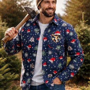 Wholesale Christmas Flannel <b>Shirts</b> for <b>Men</b> - Custom Designs from Factory Direct Supplier - Product Image 6