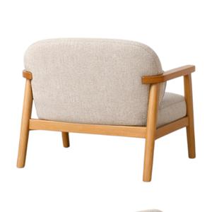 Fauteuil d'appoint ergonomique capitonné, confortable, pour la lecture, la chambre, le salon, le bureau - Product Image 1