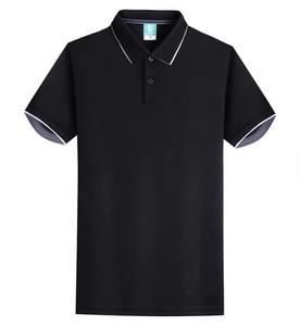 Chemise Homme Sportive Personnalisable avec Logo Frontal, Tissu Tricoté Séchage Rapide, Manches Courtes, Coton Peigné, Boutonnée, 160g, En Stock - Product Image 2