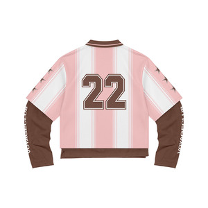Premium Polyester Spandex <b>Double</b> <b>Layer</b> <b>Shirt</b> Pink <b>White</b> Panel Design Sublimation Custom Logo <b>Double</b> <b>Layer</b> Stylish <b>T</b>-<b>shirt</b> Men's - Product Image 2