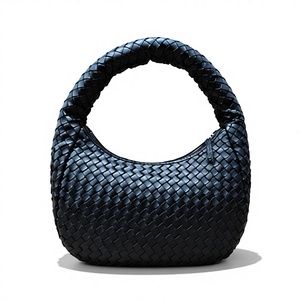 Gravs Women's Woven Hobo Bag Luxury Handmade Genuine Leather Shoulder Bag Trendy Fashion <b>Purse</b> Premium Carry Bag Summer Winter - Product Image 1