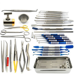Kit de Instrumentos Dentales para Cirugía de Implantes Dentales con Fibrina Rica en Plaquetas (PRF), Juego de Instrumentos Quirúrgicos de Acero Inoxidable para Uso Oral - Product Image 1