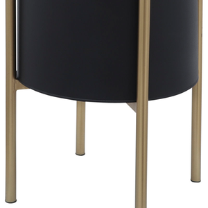 Metal <b>Iron</b> Planter with Stand Premium Craftsmanship Durable <b>Lightweight</b> Design Modern Polished Finish Home Office & Garden Decor - Product Image 5