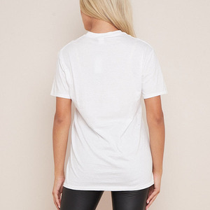 <b>Custom</b> Women's T Shirt Casual Style Polyester/Cotton Graphic Tee DTG Trendy Print Design Personalized Wear For Women Daily Look - Product Image 2