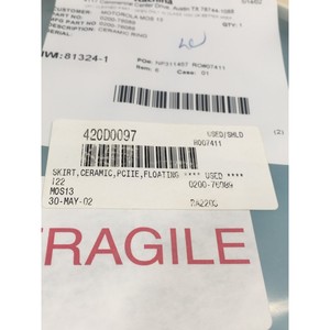 AMAT <b>CERAMIC</b> <b>RING</b>, SKIRT, PCIIE, FLOATING, 122943 - Trusted Global Legacy Semiconductor Equipment and Parts at - Product Image 5