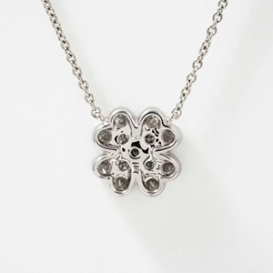 Collar con Colgante de Diamante Cultivado en Laboratorio, Corte Corazón, Oro Blanco de 14K, 3.60Ct, Engaste Pavé para Mujer, Certificado IGI, Joyería Premium de Lujo - Product Image 3