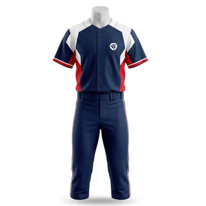 <b>Athletic</b> Baseball Jersey and Pants Uniform for Men Premium Performance Fabric Team Sportswear for Everyday Baseball Use - Product Image 1