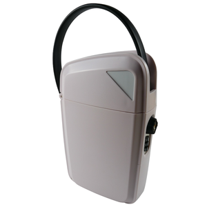 Cerradura portátil con llave, cerradura de 3 dígitos para almacenamiento seguro en viajes, uso en interiores y exteriores - Product Image 2