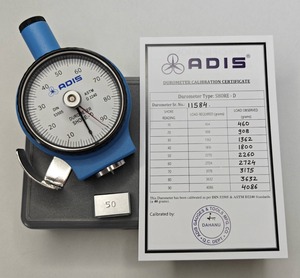Best ADIS SH D EX Portable Precision Shore D Durometer Hardness Tester ASTM D2240 DIN 53505 Aluminum Alloy <b>Rubber</b> <b>Plastic</b> Gauge - Product Image 5