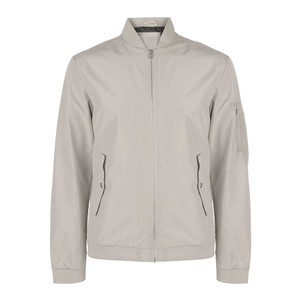 Custom Men's High Street Casual Fit Bomber Jacket OEM Service 100% Polyester <b>Waterproof</b> Winter Canvas <b>Fabric</b> Front for - Product Image 5