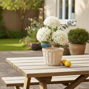 ตะกร้าหวายทรงแจกันทรงกลมสำหรับงานหัตถกรรม - Product Image 3