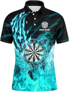Camisetas de Dardos con Estampado por Sublimación Personalizado, 100% Poliéster, Transpirables, de Secado Rápido, Unisex, para Equipos de Dardos, con Logotipo OEM - Product Image 6