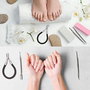 Coupe-cuticules en acier inoxydable de haute qualité, facile à utiliser, avec poignée ergonomique et ciseaux en spirale pour éliminer les peaux mortes - Product Image 6
