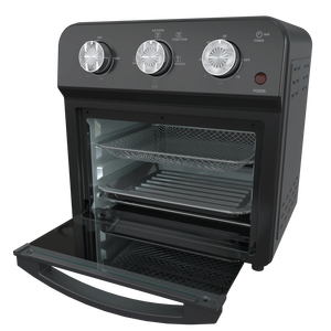 Horno freidora de aire multifunción de 12,5 cuartos de galón, 1500W, 4 modos de cocción, 7 en 1, parrilla para hornear asado negro de acero inoxidable, horno para tostadas - Product Image 4