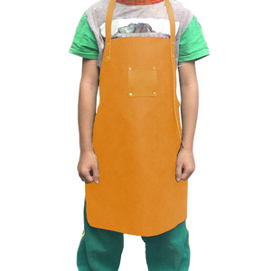 Multi-Purpose Heavy Duty Premium Quality Cowhide Split <b>Leather</b> Sleeveless Drink/Food Use Fire Resistant Breathable Safety <b>Apron</b> - Product Image 5