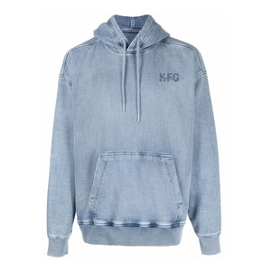 Sudadera con Capucha de Invierno de Alta Calidad, 100% Algodón, Lavado Ácido, con Bolsillo Frontal Premium, Tejido de Felpa, Material Duradero - Product Image 1