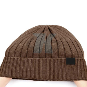 Custom Knit Fabric Winter <b>Beanies</b> Soft Warm Stretch Fit For Men <b>Women</b> Outdoor Street Wear Premium Quality <b>Beanies</b> - Product Image 4