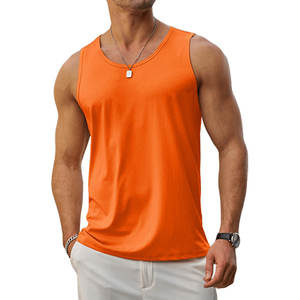 Camiseta sin Mangas para Hombre, Último Modelo, Tejida en Poliéster/Algodón, Diseño Ergonómico, Transpirable, Alto Rendimiento, Versátil, Ropa Urbana - Product Image 2