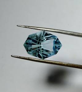 Piedra Preciosa de Topacio Azul Natural, Corte Elegante, Alta Calidad, Piedra Suelta para Joyería, Anillo, Colgante, Diseño de Joyería Fina - Product Image 2