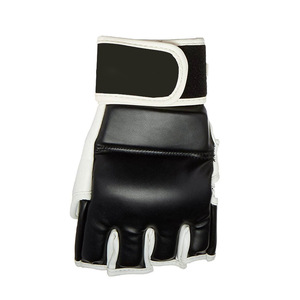 ถุงมือ MMA แบบกำหนดเอง ผู้ผลิต OEM ขายส่ง ถุงมือฝึกซ้อมแบบเปิดนิ้ว พร้อมโลโก้แบบกำหนดเอง ถุงมือ MMA OEM - Product Image 4