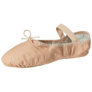 Chaussons de danse en cuir véritable sur mesure, semelle intégrale, pour filles, enfants, femmes, fabrication OEM. - Product Image 4