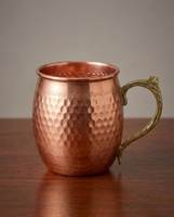 Vaisselle en cuivre martelé de style traditionnel, écologique, pour la maison, les repas et les cadeaux, aux propriétés ayurvédiques