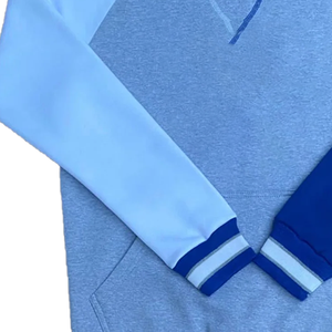 Sweat-shirt unisexe ZBP pour sororités et fraternités, broderie chenille lettres grecques, col rond, streetwear, vêtements universitaires – Vente en gros - Product Image 3