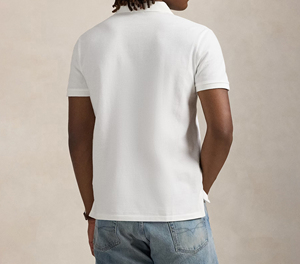 Camiseta de Manga Corta Amarilla para Hombre, 100% Algodón, Cuello Redondo, Corte Regular, Color Sólido Informal, Tejido Piqué, Logotipo Frontal, Transpirable - Product Image 4