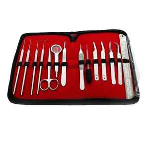 Kit de dissection pour étudiants de haute qualité, 25 pièces, certifié CE, outils manuels en acier inoxydable, garantie de 3 ans, étudiants en médecine, anatomie - Product Image 1