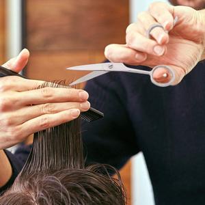Tijeras de Peluquería con Recubrimiento Negro, Tijeras para Cortar Cabello con Hojas de Acero Afiladas, Tijeras de Peluquería - Product Image 6