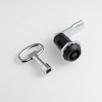 Loquet de compression Hengzhu MS816-1 en alliage de zinc noir bande quart de tour serrure à came