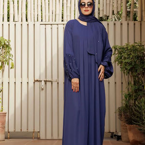 Abaya personnalisée 2026 – Robe longue décontractée islamique pour femme – Services OEM/ODM – Vente en ligne – Nouveau design – Burqa personnalisée - Product Image 1