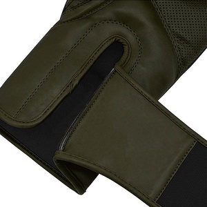 Olive <b>Green</b> PU Boxing Training <b>Gloves</b> with Velcro Closure Breathable Design for Adults - Product Image 5