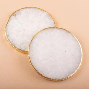 Elegant Luxe Marble <b>Coaster</b> Set Stylish Natural Stone <b>Drink</b> <b>Coasters</b> With Fine Finish Durable And Heat Resistant SurfaceSuitable - Product Image 4