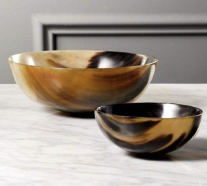 Bol en corne portable de haute qualité, écologique et chic, fait main, style animalier, décoration pour intérieurs bohèmes ou minimalistes - Product Image 3