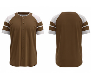 เสื้อเบสบอลโพลีเอสเตอร์พรีเมียมสำหรับงานซับลิเมชั่น – เสื้อซับลิเมชั่นน้ำหนักเบาพร้อมโลโก้และหมายเลขแบบกำหนดเอง |   โพลีเอสเตอร์ที่ระบายอากาศได้ดี - Product Image 4